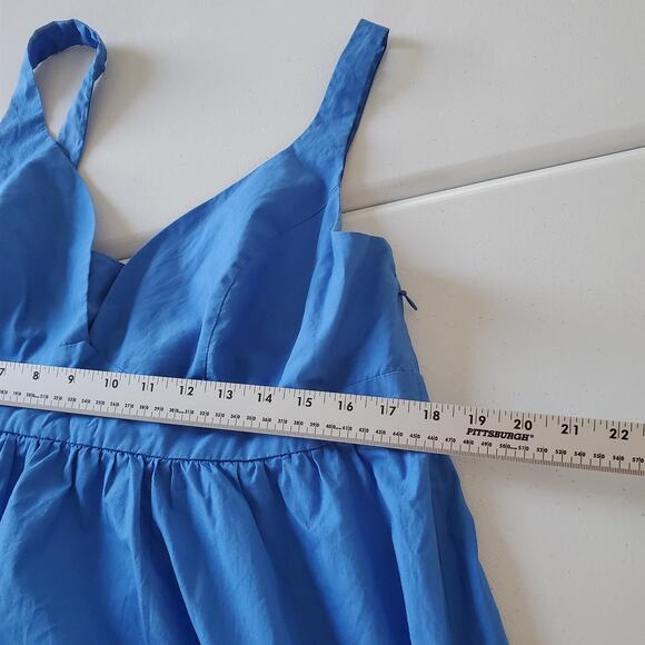 Banana Republic Dress Womens 14 Fit And Flare Sleeveless Midi Pockets - Picture 6 of 11